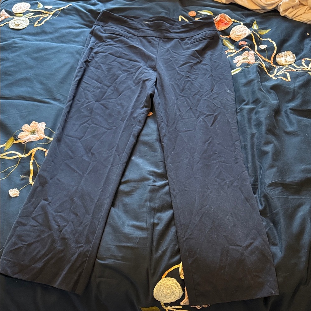 Counterparts Navy Wide-Leg Stretch Pants